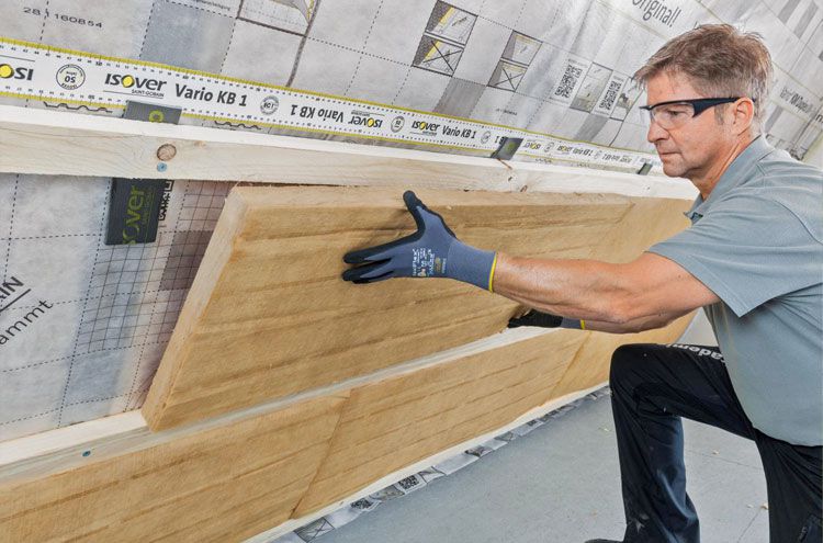 ISOVER - Untersparren-Klemmfilz ISOVER - Untersparren-Klemmfilz